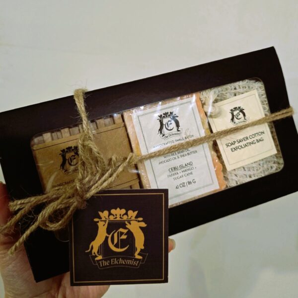 The Elchemist Gift Set with Soap, Soap Dish and Soap Saver